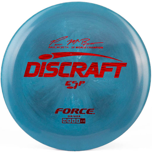 Discraft Force (ESP) Blue | Red Woodgrain |  173g-174g