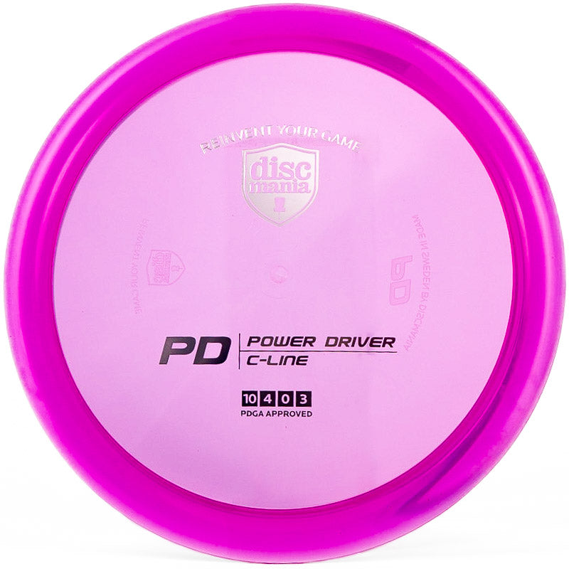 A pink berry colored Discmania PD power driver