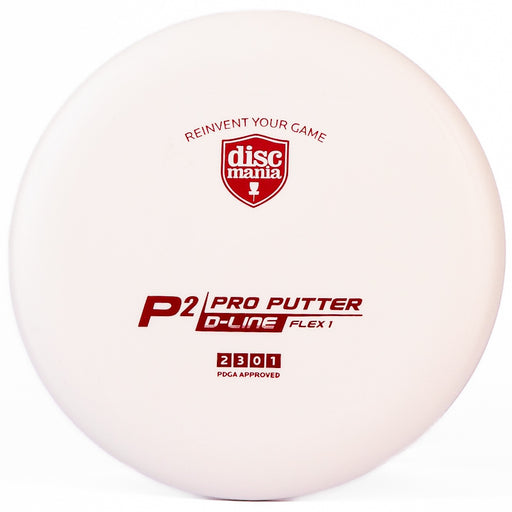 Discmania P2 (D Line Flex 1) White | Flex 1 | Red | 176g